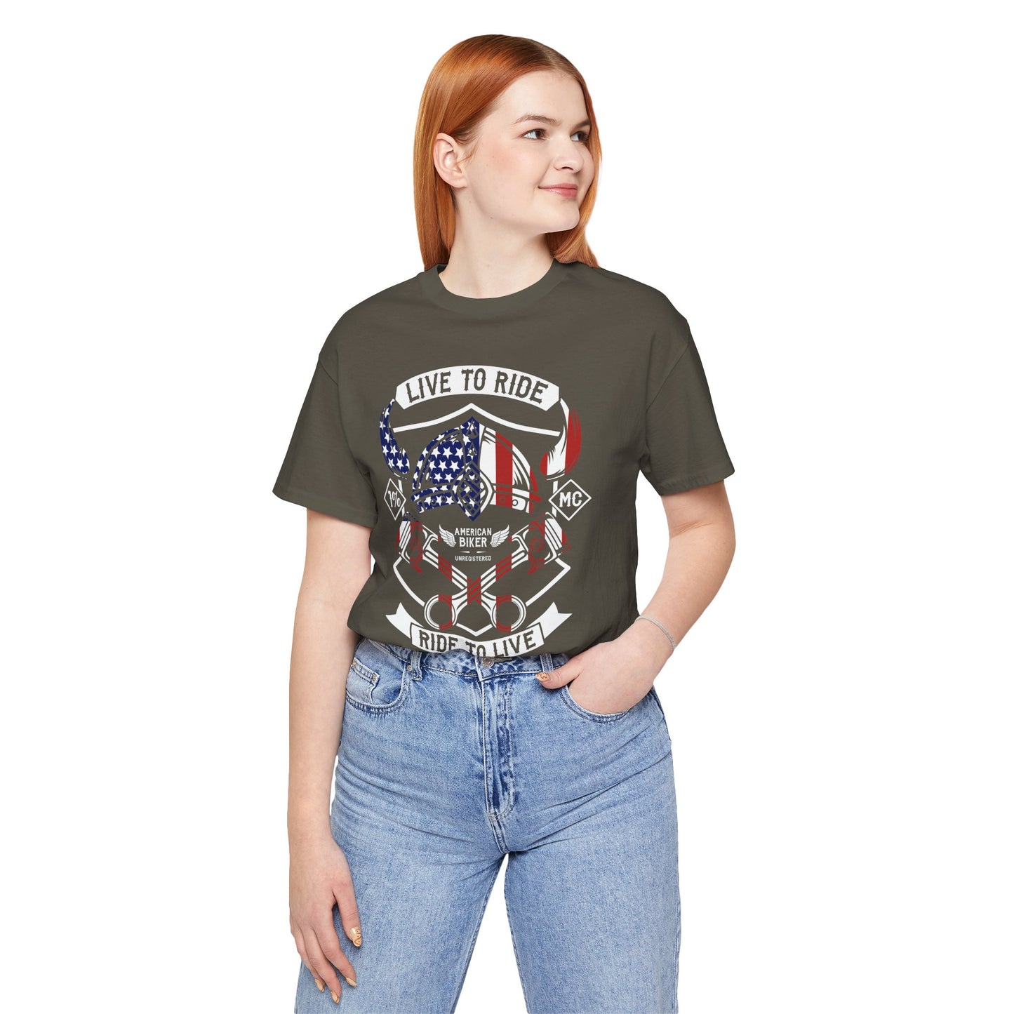 Live To Ride Ride To Live 1% MC Unisex Jersey Short Sleeve Tee