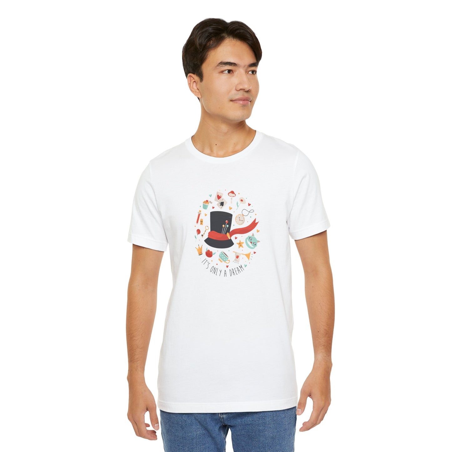 It's Only A Dream Alice In Wonderland Inspired Unisex Jersey Short Sleeve Tee