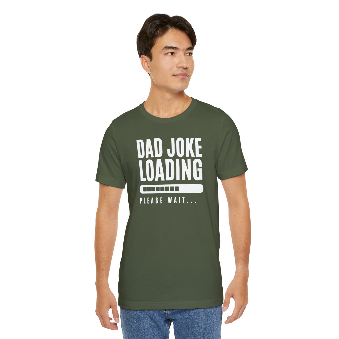 Dad Joke Loading Please Wait Men's Jersey Short Sleeve Tee