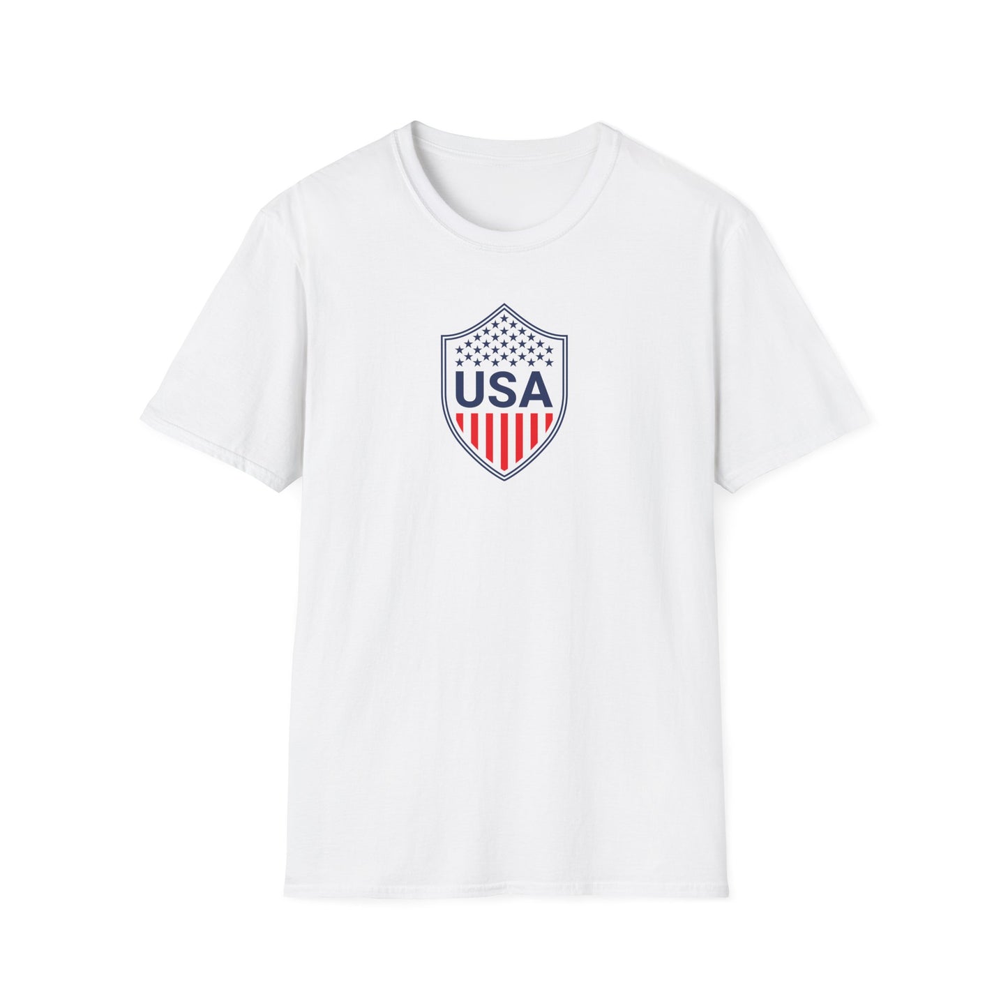 Patriotic Shield Unisex Softstyle T-Shirt