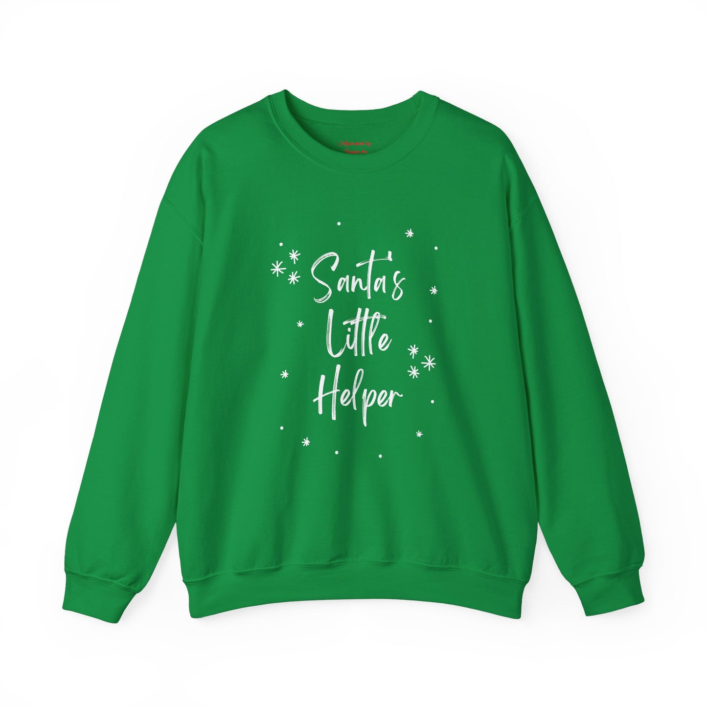 Unisex Heavy Blend Crewneck Sweatshirt Santa's Little Helper with Snowflakes π
βοΈβ¨