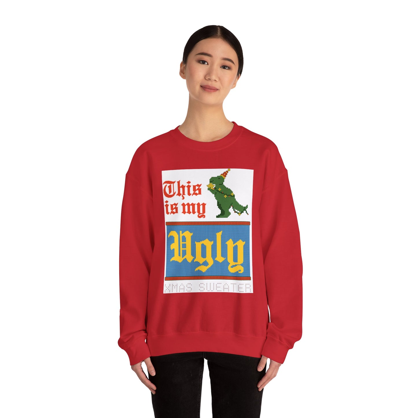 Unisex Heavy Blend Crewneck Sweatshirt This Is My Ugly Xmas Sweater π¦π
β¨