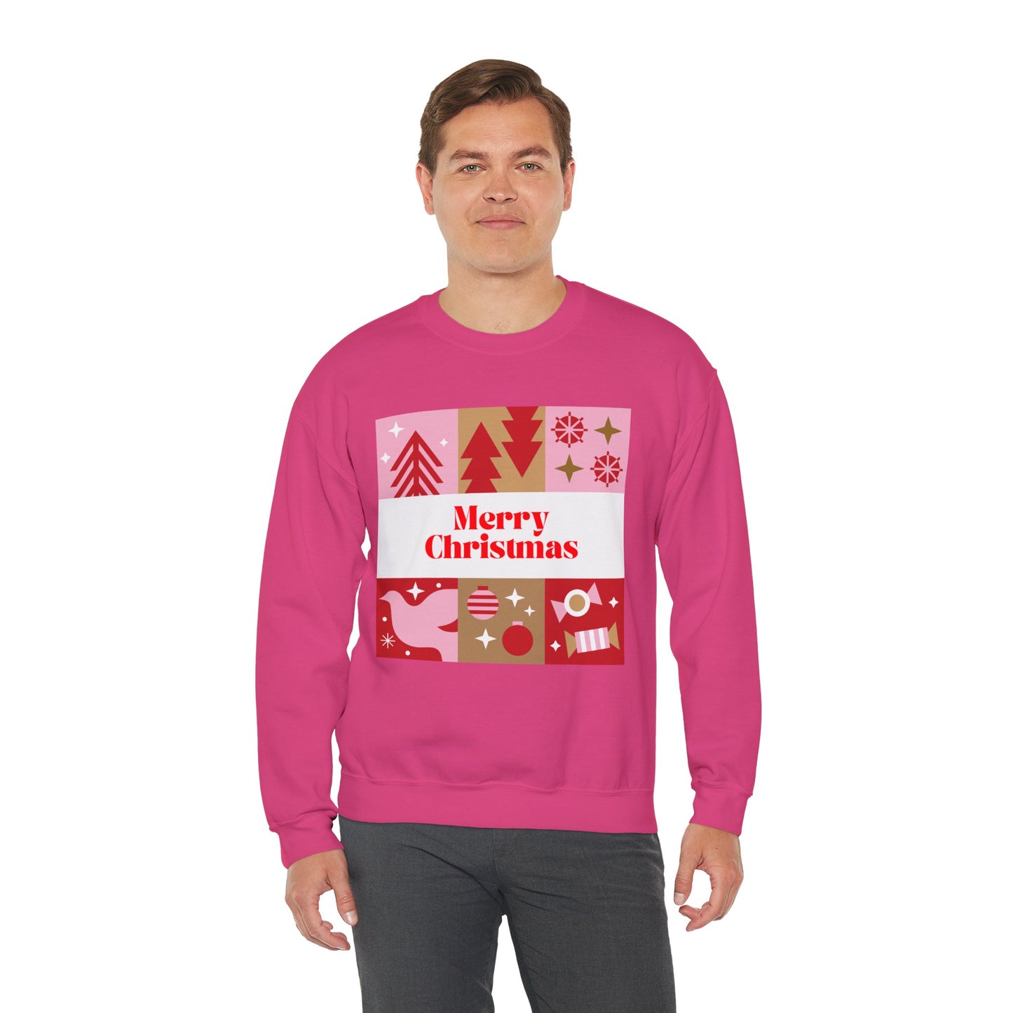 Christmas Montage ππβ¨ Unisex Heavy Blend Crewneck Sweatshirt