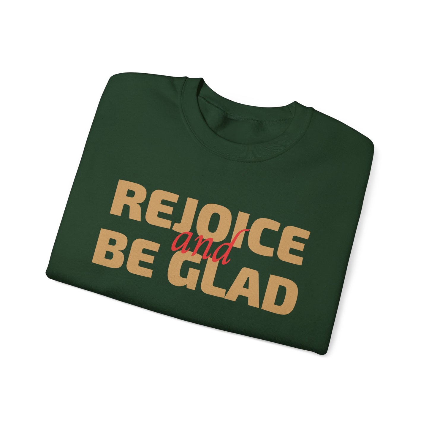 Unisex Heavy Blend Crewneck Sweatshirt Rejoice and Be Glad πβ¨