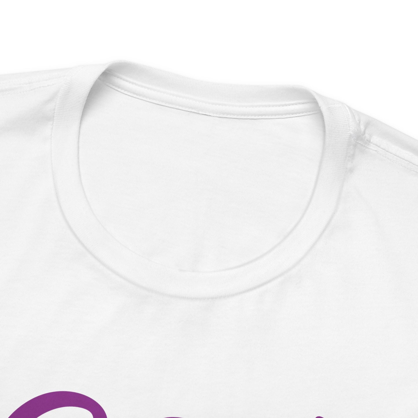 Christ is Risen Purple Print Unisex Jersey Short Sleeve Tee