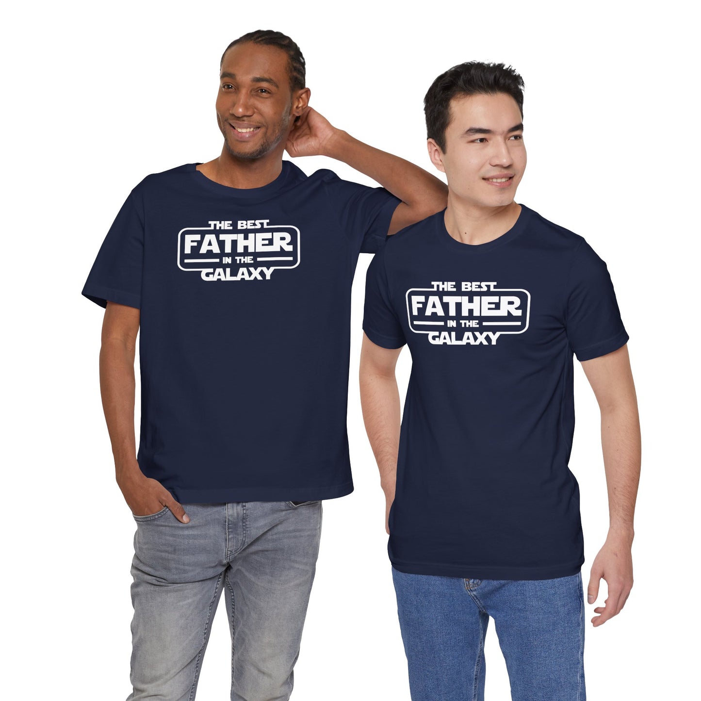 Best Father In The Galaxy Men's Jersey Short Sleeve Tee