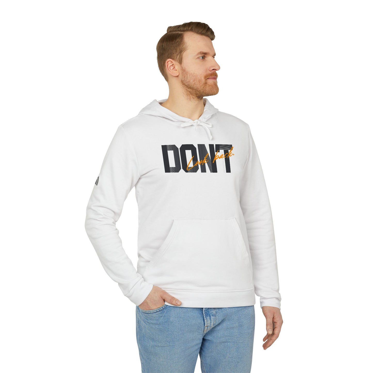 Don't Look Back Adidas Unisex Cozy Fleece Hoodie
