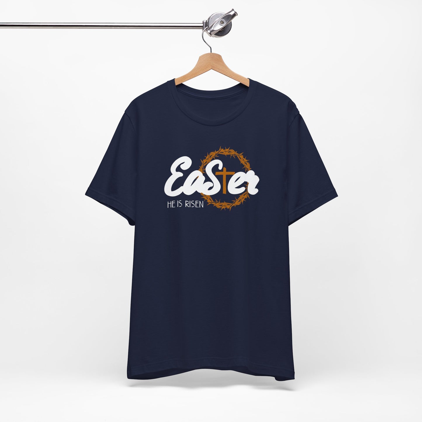 Easter He Is Risen Unisex Jersey Short Sleeve Tee