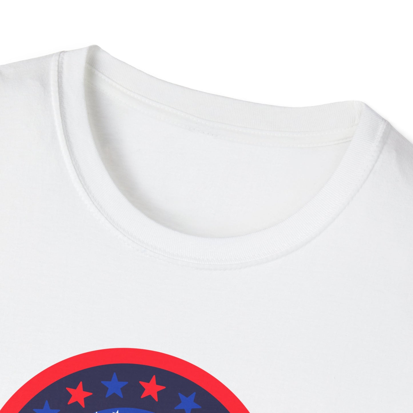 Veterans Day Unisex Softstyle T-Shirt - Patriotic Flag Design