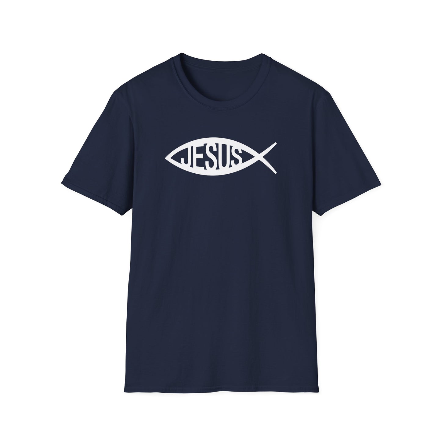 Jesus Fish Ichthys Softstyle T-Shirt