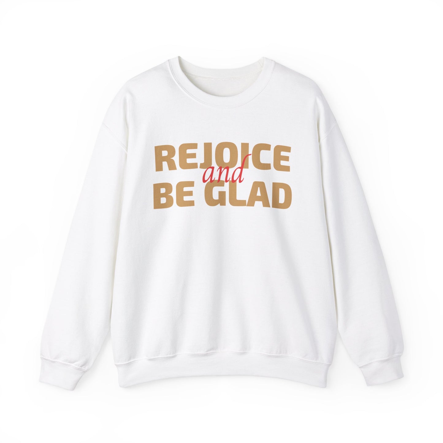 Unisex Heavy Blend Crewneck Sweatshirt Rejoice and Be Glad πβ¨