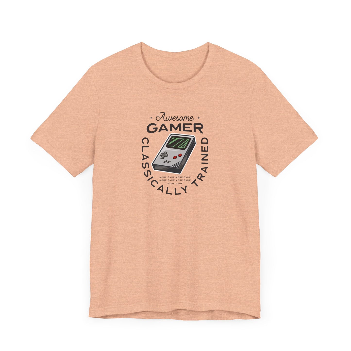 Unisex Jersey Short Sleeve Tee Awesome Gamer Classically Trained Black Print