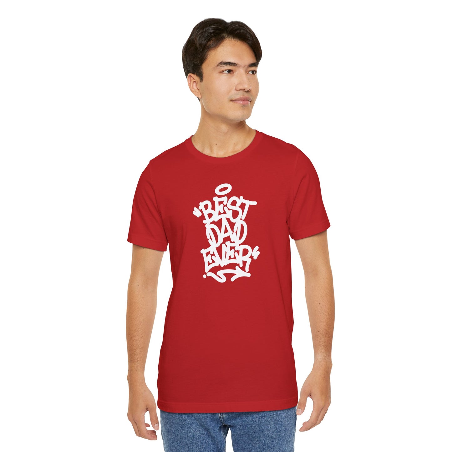 Best Dad Ever Men's Jersey Short Sleeve Tee