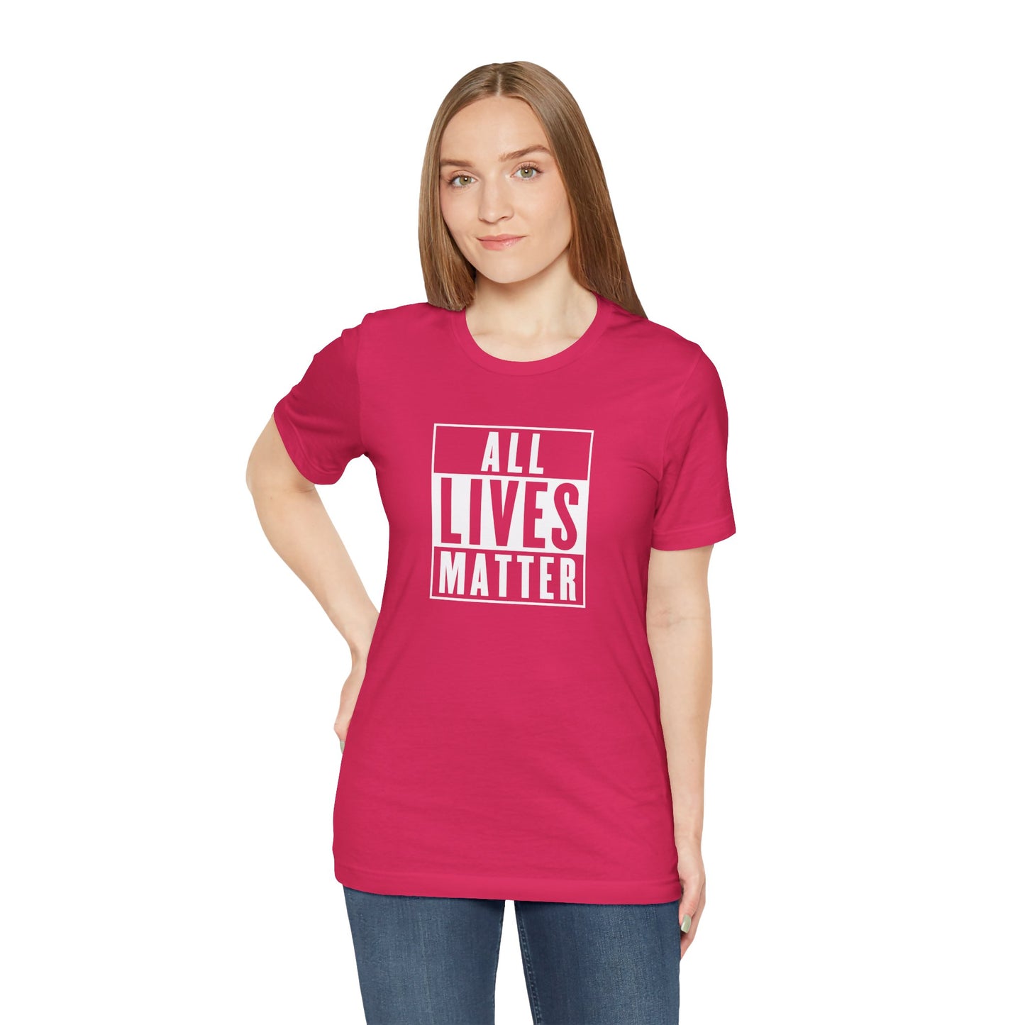 All Lives Matter βπ½π€ Unisex Jersey Short Sleeve Tee