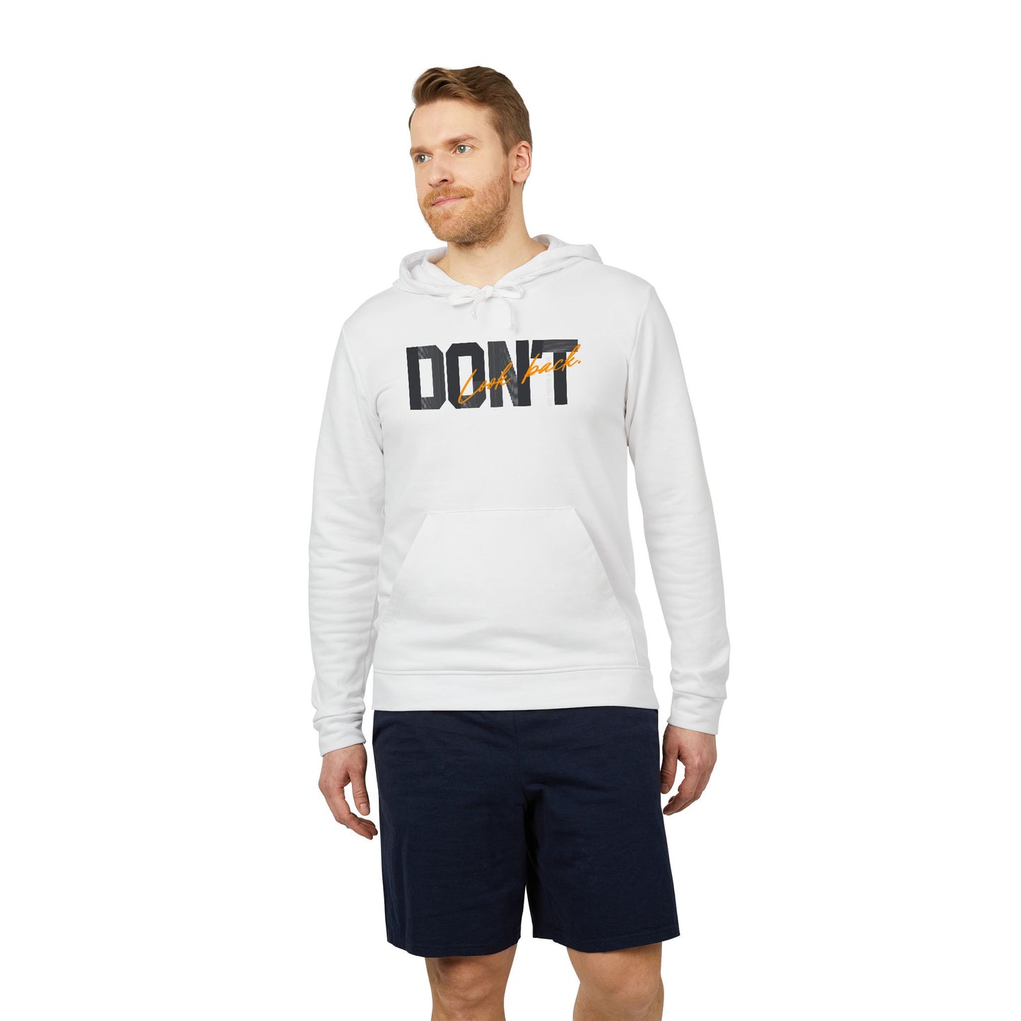 Don't Look Back Adidas Unisex Cozy Fleece Hoodie