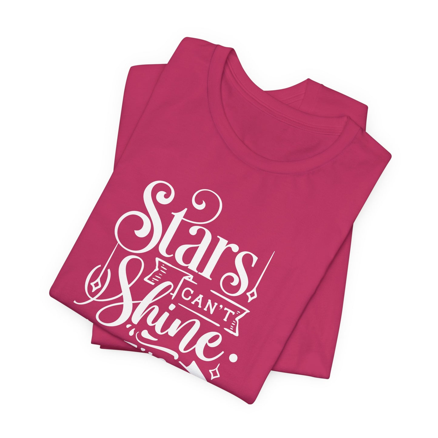 Stars Can't Shine Without Darkness Unisex Jersey Short Sleeve Tee