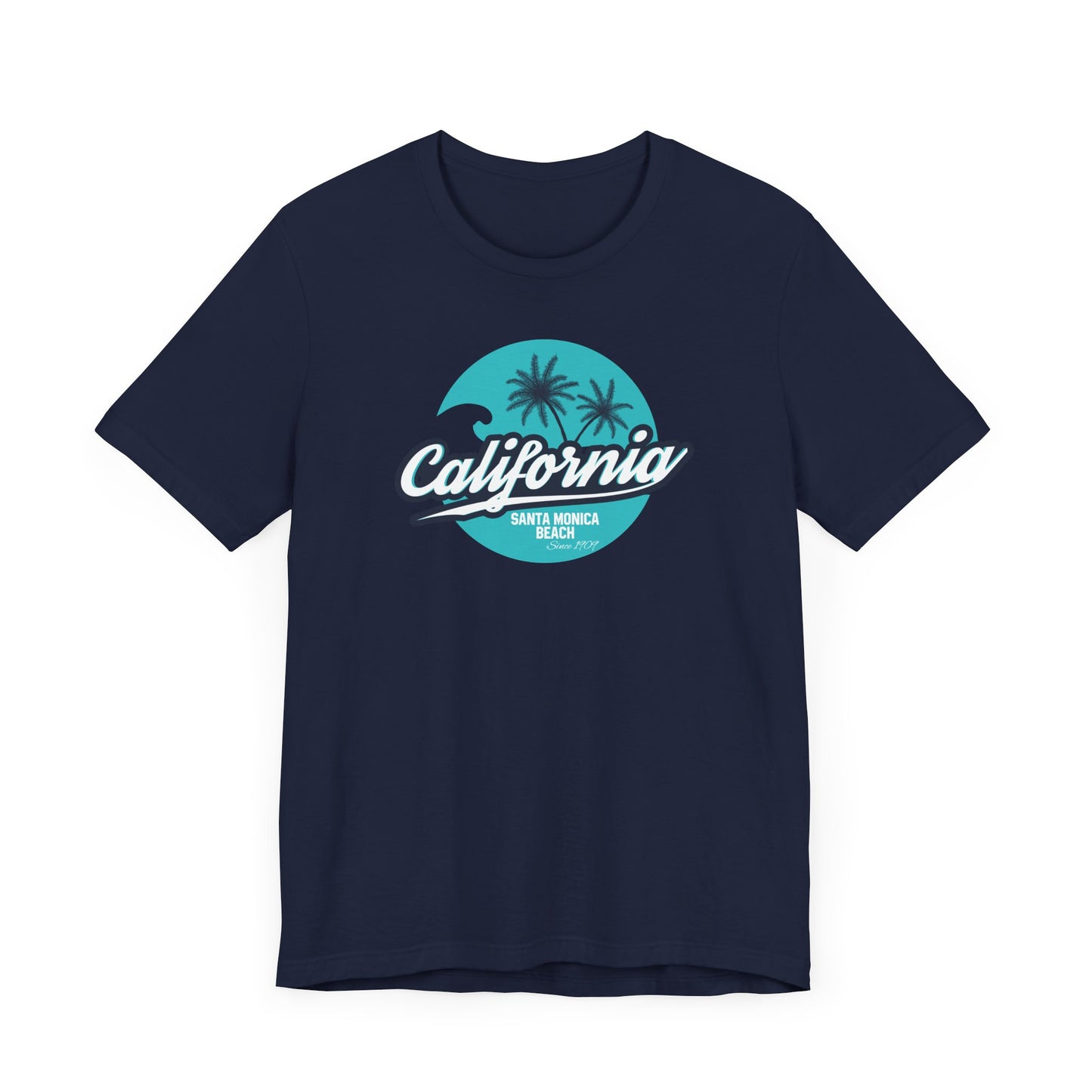 California Santa Monica Beach Unisex Jersey Short Sleeve Tee