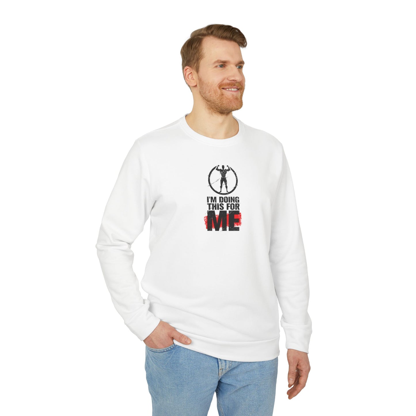 I'm Doing This For Me Adidas Unisex Cozy Fleece Sweatshirt