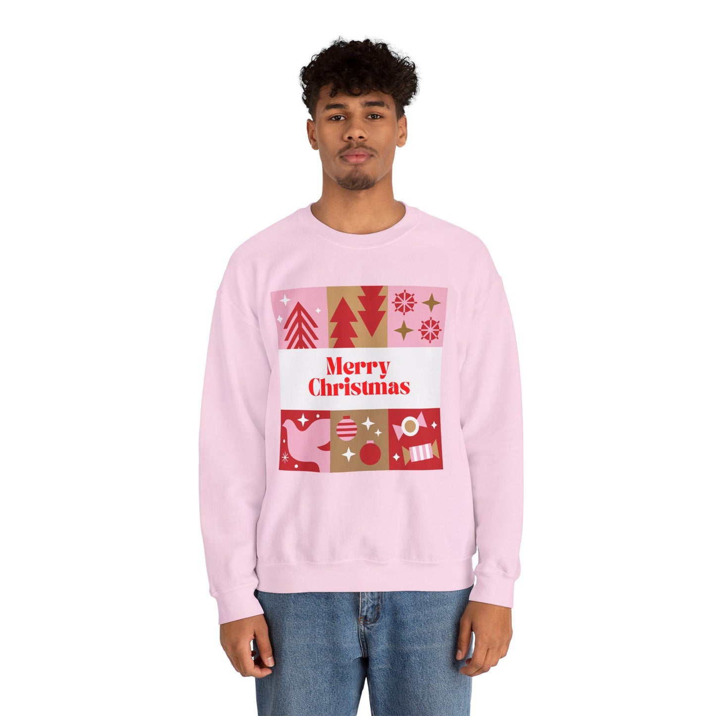 Christmas Montage ππβ¨ Unisex Heavy Blend Crewneck Sweatshirt