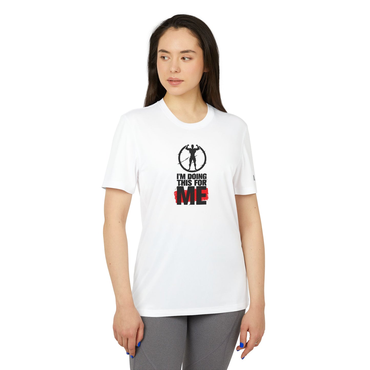 I'm Doing This For Me Adidas Unisex Sport T-Shirt