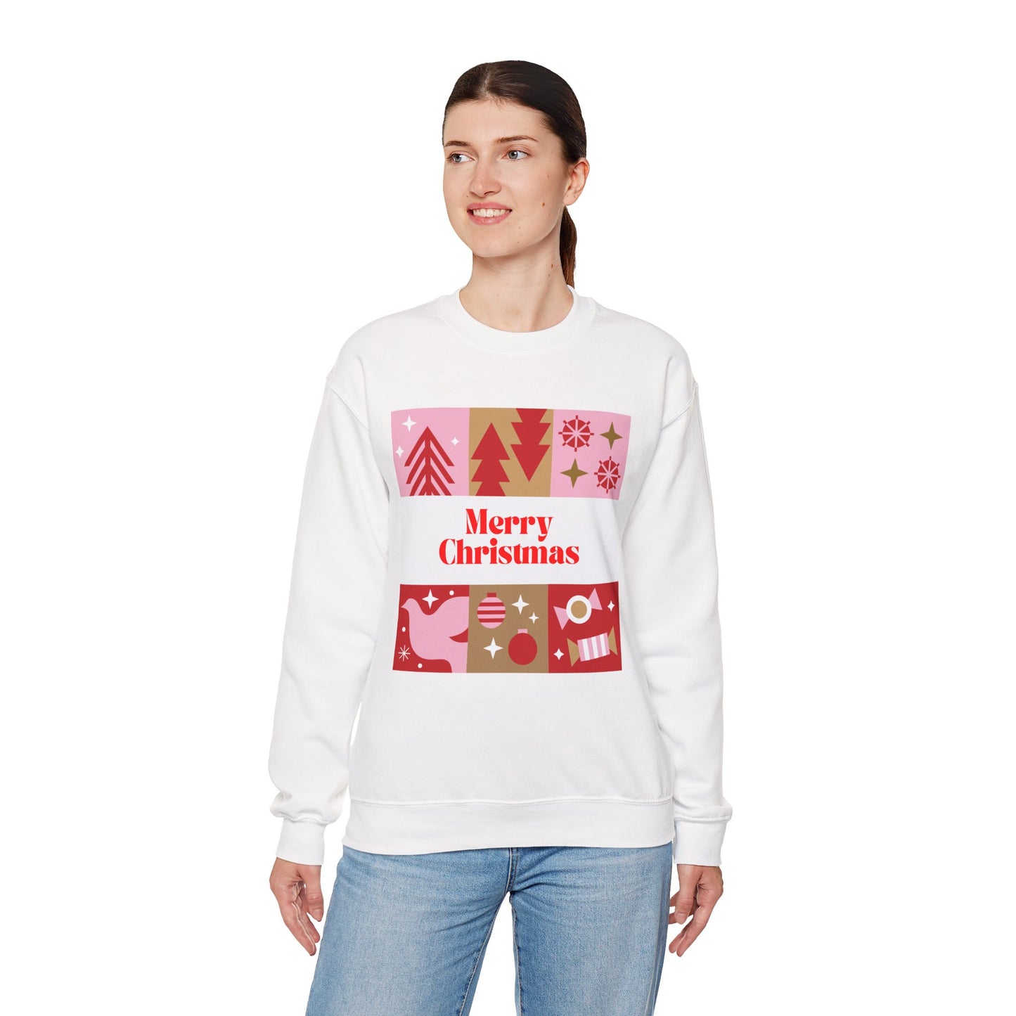 Christmas Montage ππβ¨ Unisex Heavy Blend Crewneck Sweatshirt