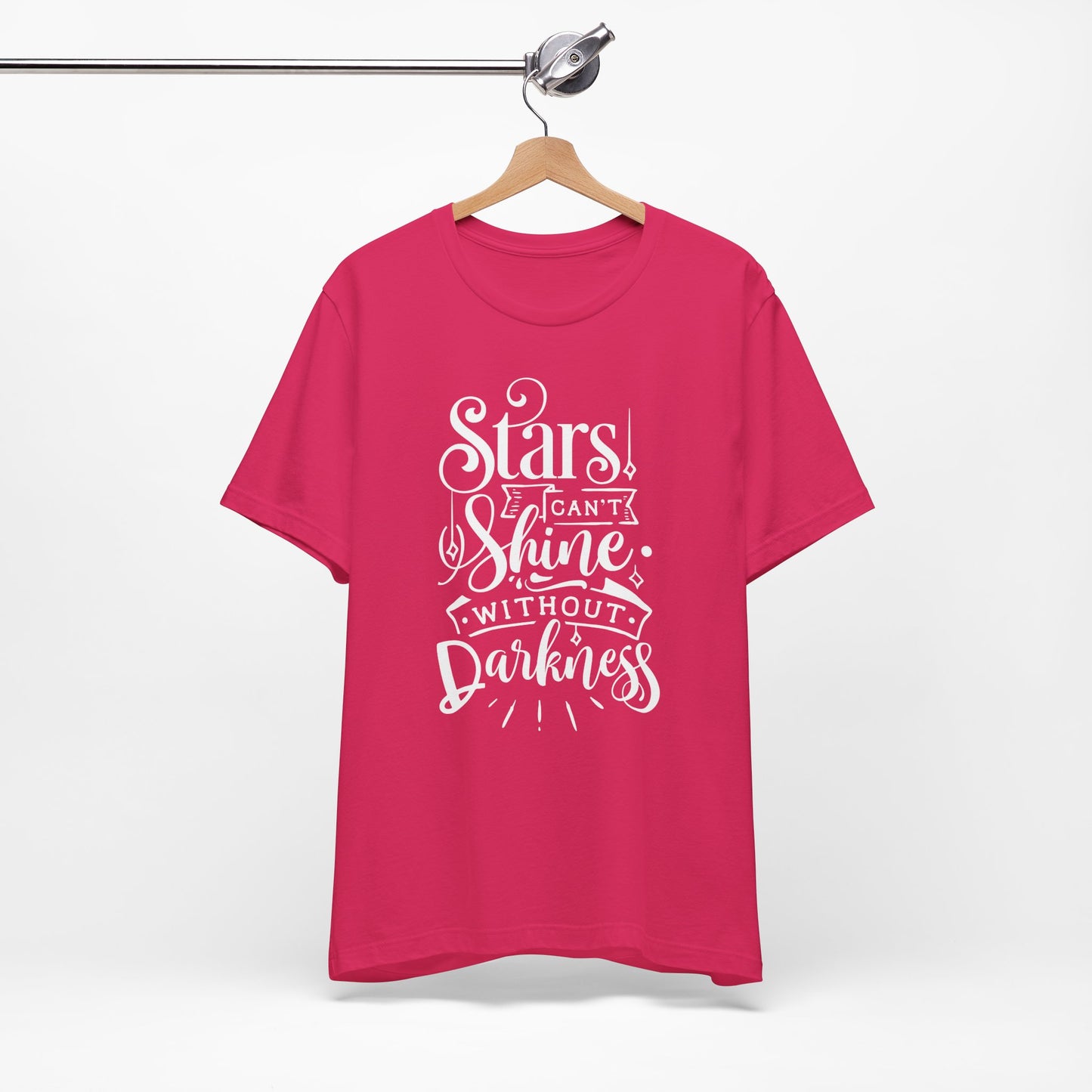 Stars Can't Shine Without Darkness Unisex Jersey Short Sleeve Tee