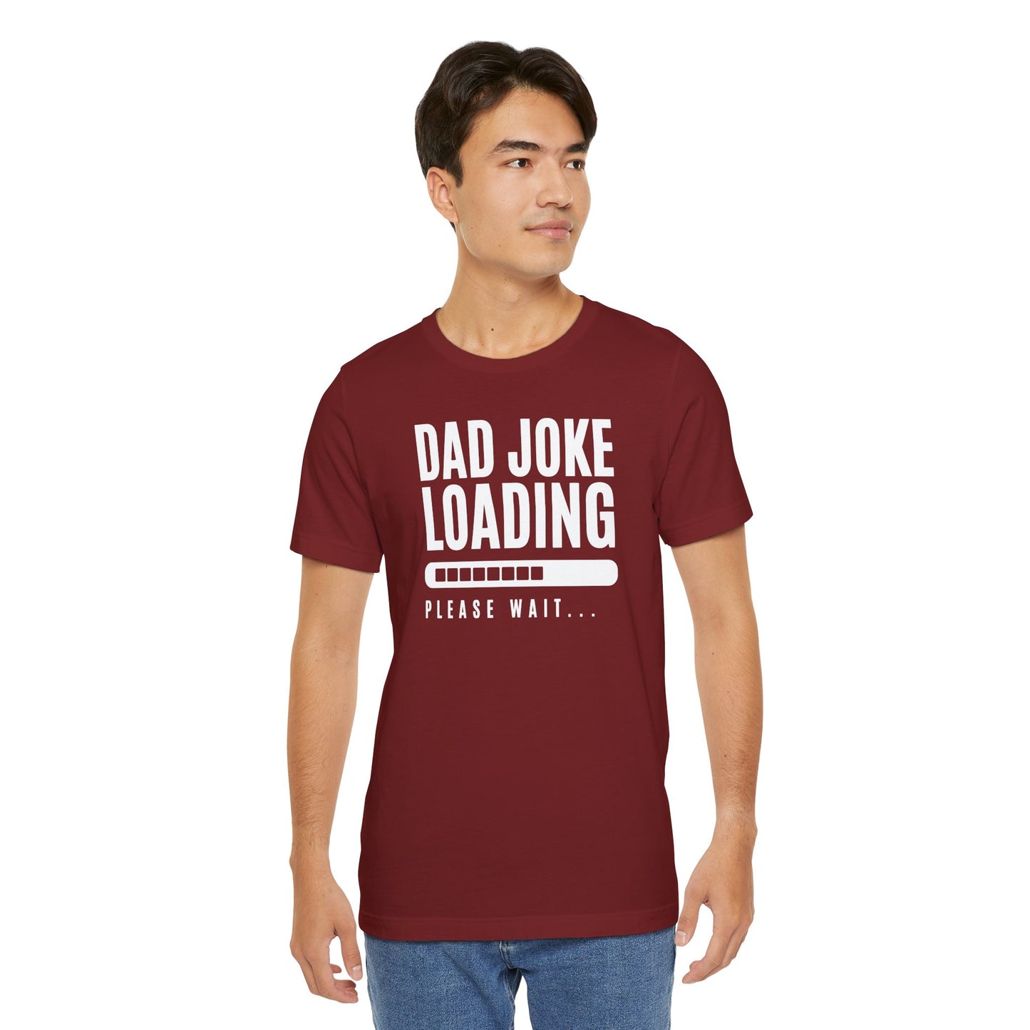 Dad Joke Loading Please Wait Men's Jersey Short Sleeve Tee