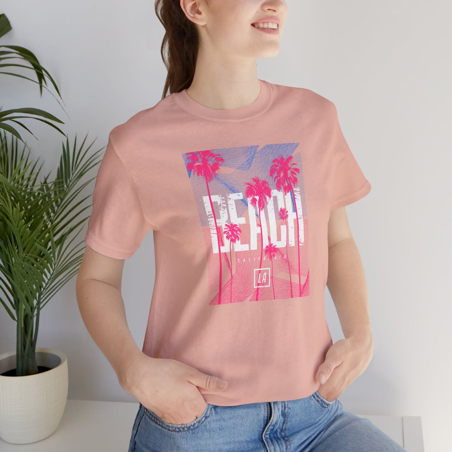 Beach California Unisex Jersey Short Sleeve Tee