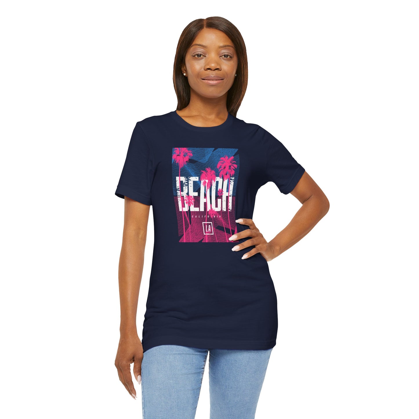 Beach California Unisex Jersey Short Sleeve Tee