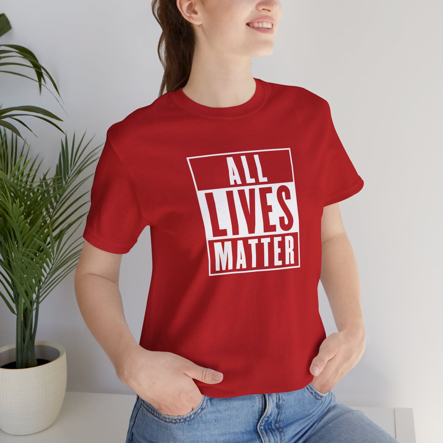 All Lives Matter βπ½π€ Unisex Jersey Short Sleeve Tee