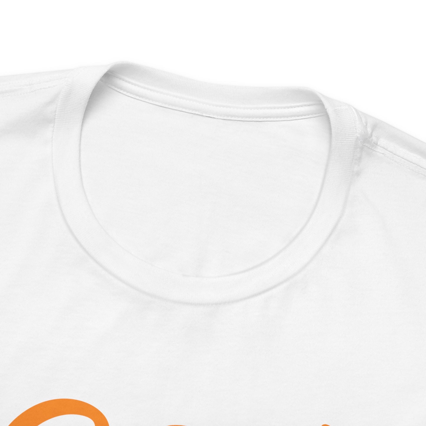 Christ is Risen Orange Print Unisex Jersey Short Sleeve Tee