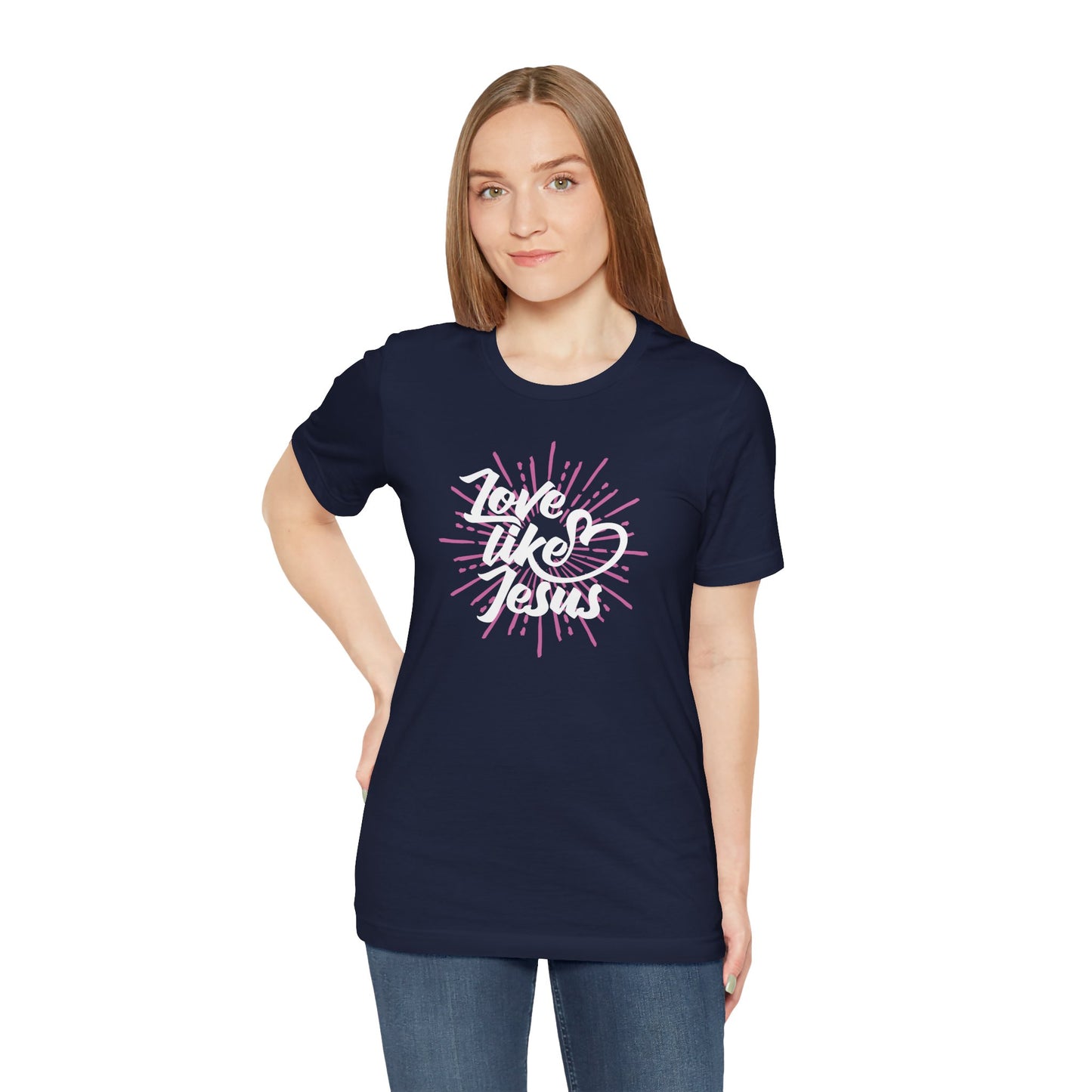 Love Like Jesus Unisex Jersey Short Sleeve Tee