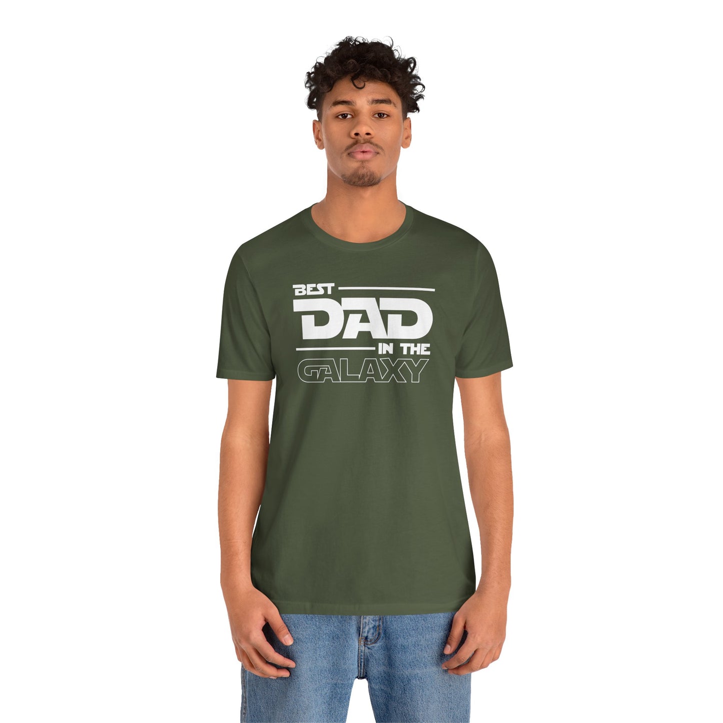 Best Dad In The Galaxy Men's Jersey Short Sleeve Tee