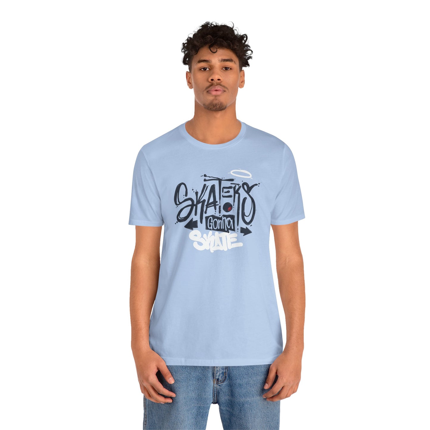 Skaters Gonna Skate Unisex Jersey Short Sleeve Tee