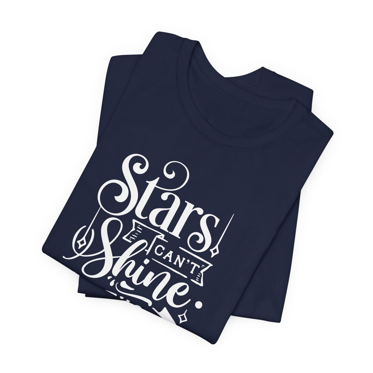 Stars Can't Shine Without Darkness Unisex Jersey Short Sleeve Tee