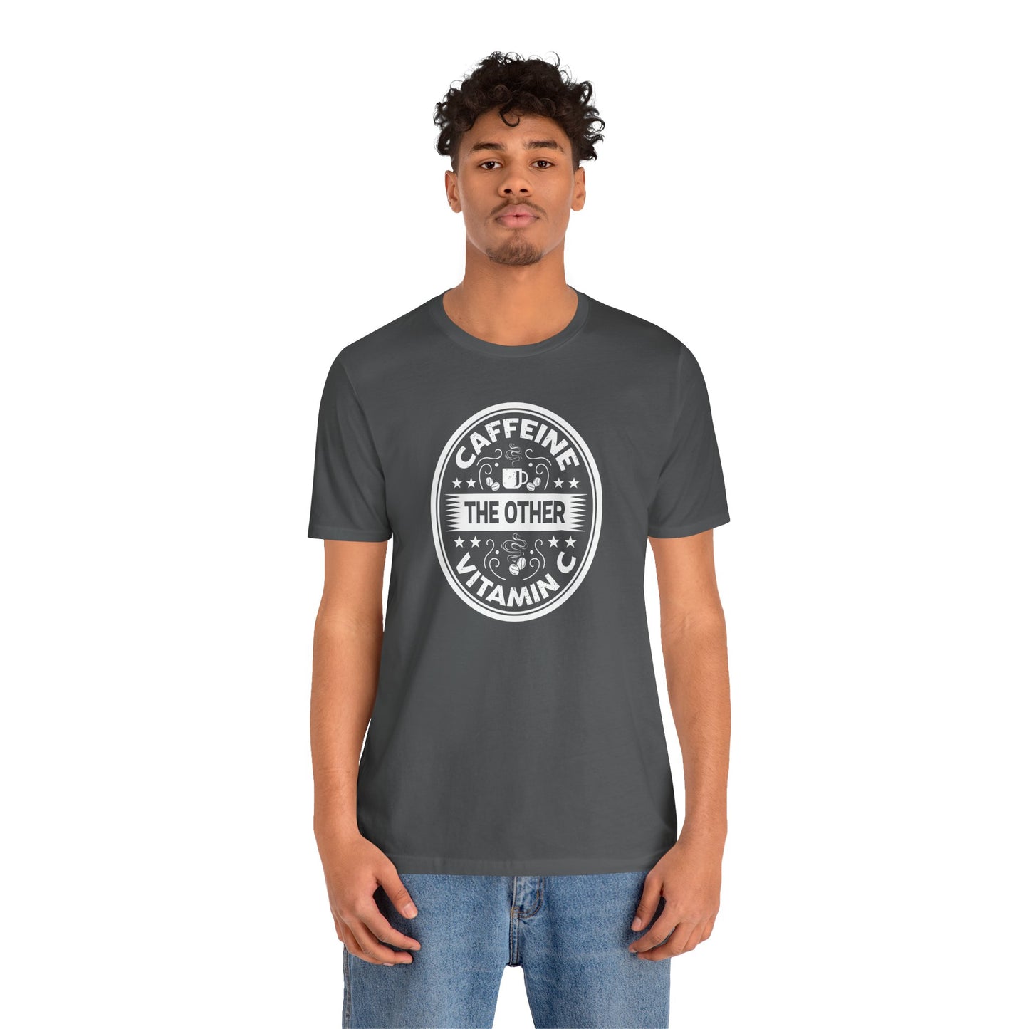 Caffeine The Other Vitamin C Unisex Jersey Short Sleeve Tee