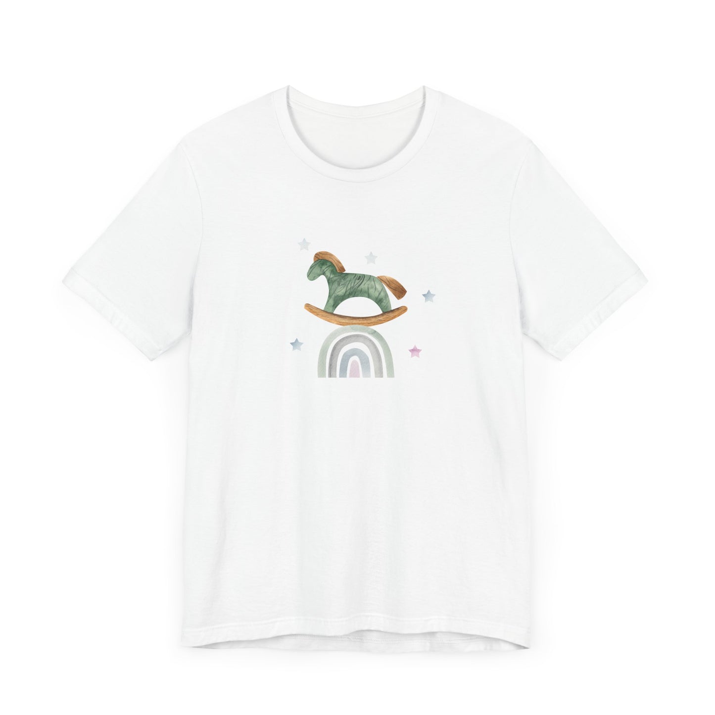 Unisex Jersey Short Sleeve Tee Gallop Over A Rainbow