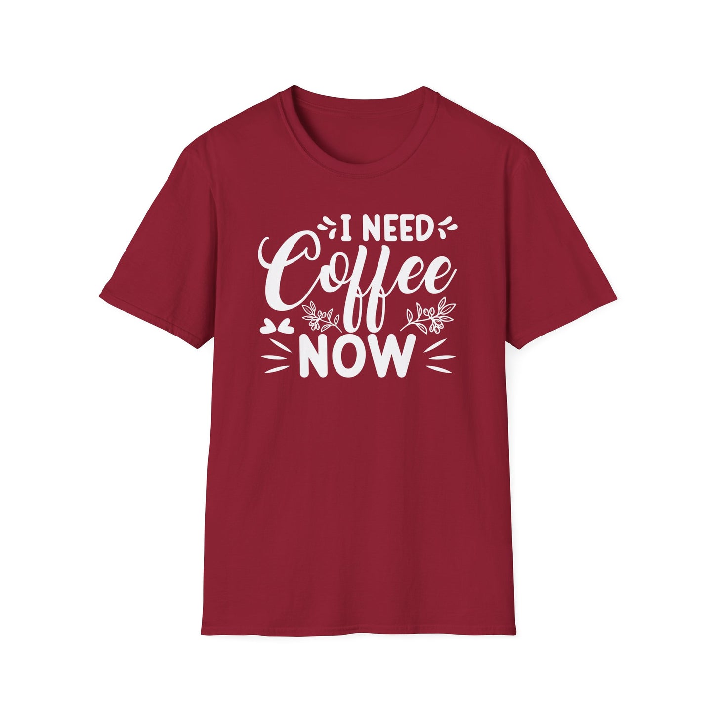 I Need Coffee Now Softstyle T-Shirt