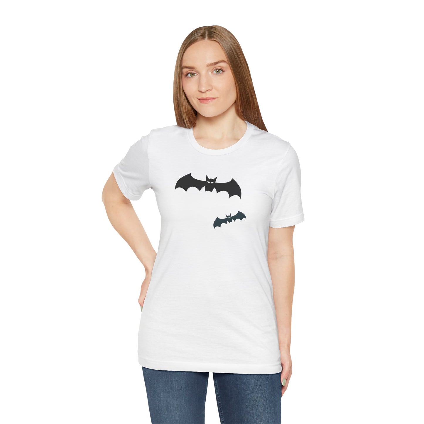 Halloween Bats OR That Caped Crusader Unisex Jersey Short Sleeve Tee