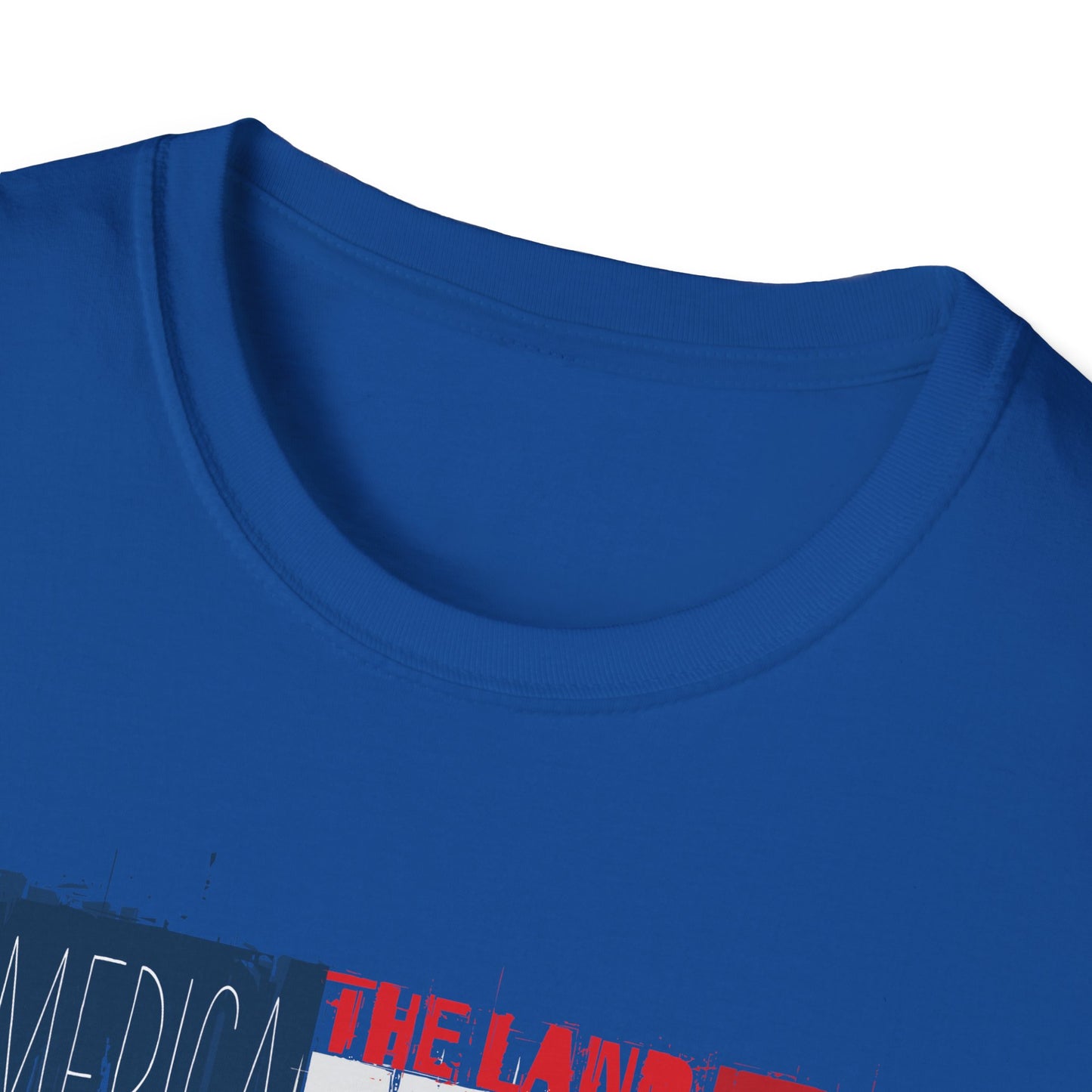 America The Land Of The Free Unisex Softstyle T-Shirt