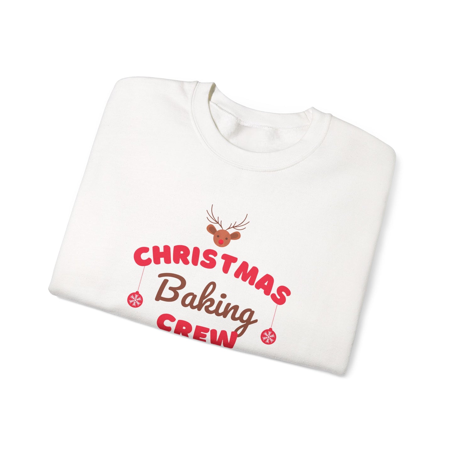Christmas Baking Crew ππͺβ¨ Unisex Heavy Blend Crewneck Sweatshirt