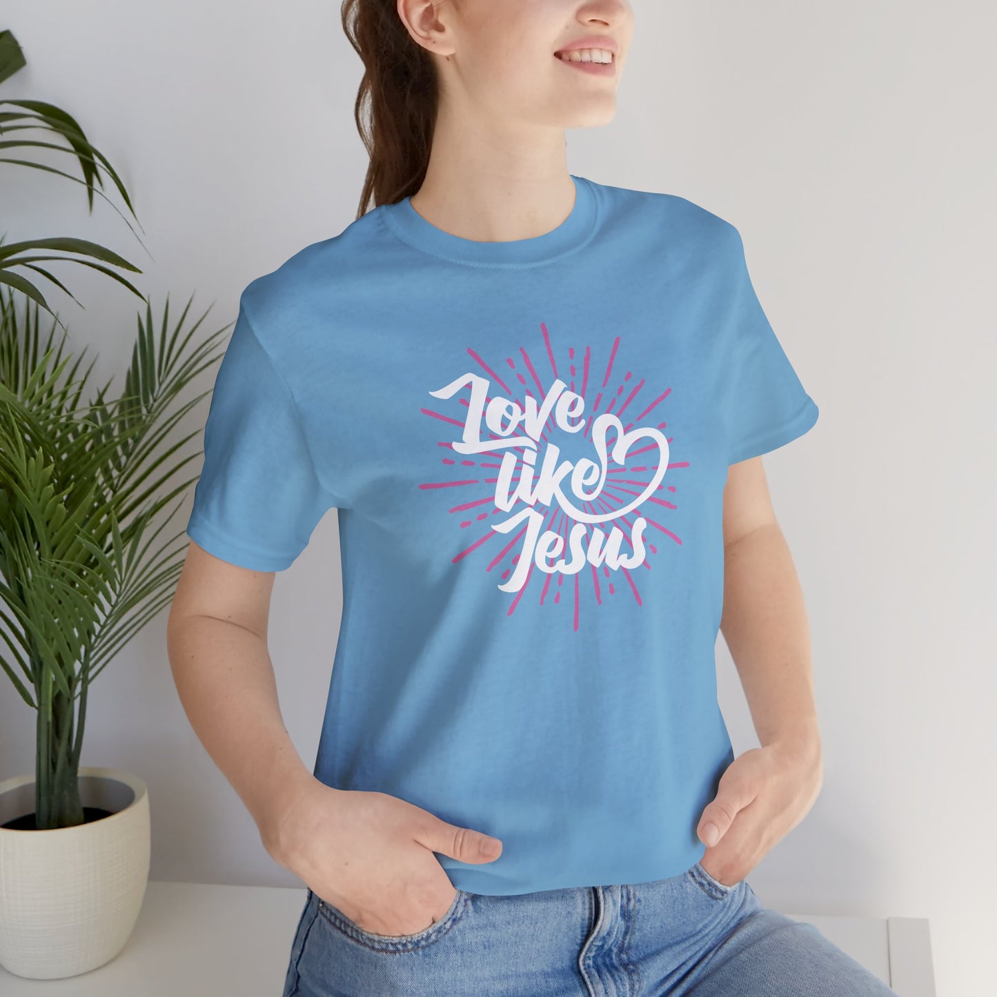 Love Like Jesus Unisex Jersey Short Sleeve Tee