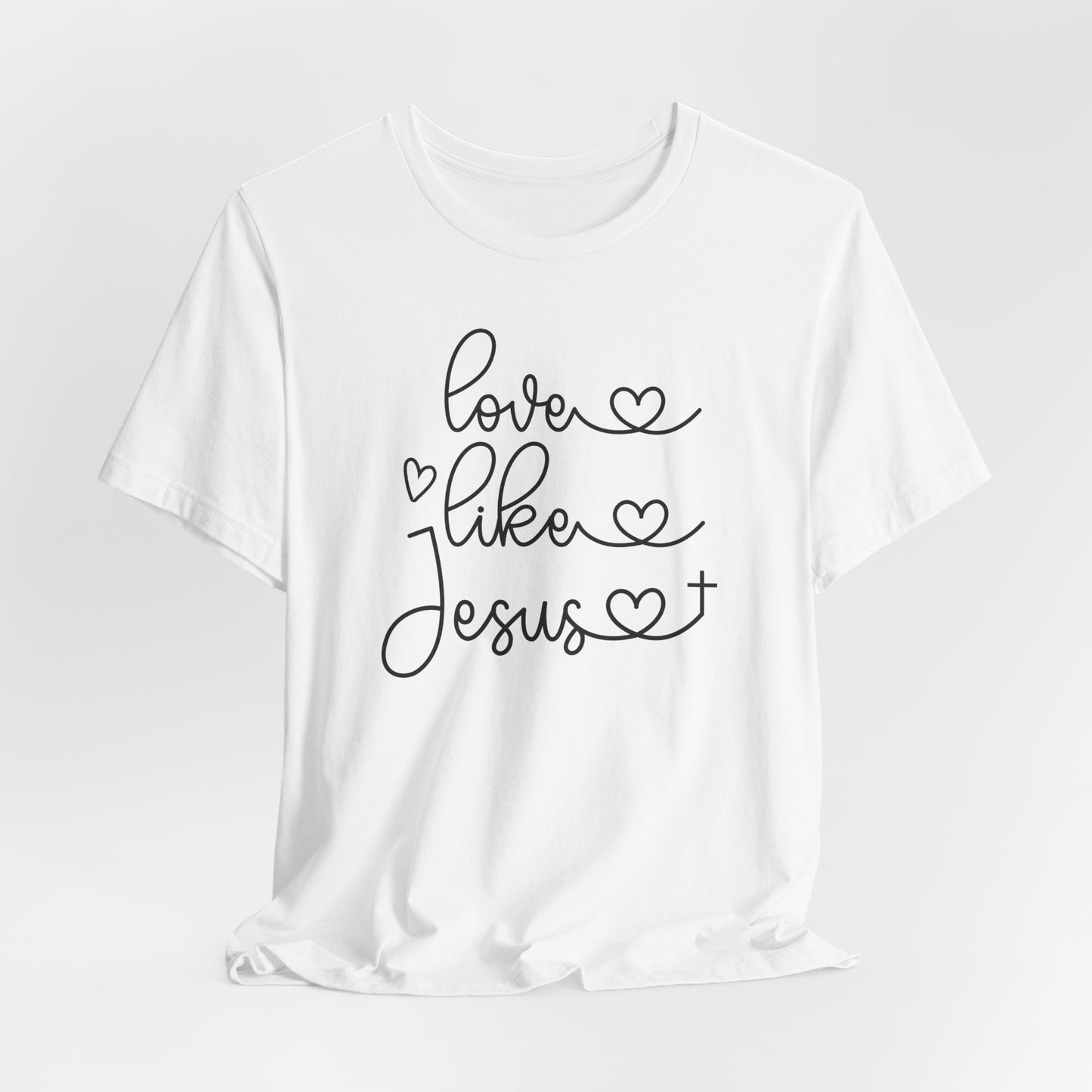 Love Like Jesus Unisex Jersey Short Sleeve Tee
