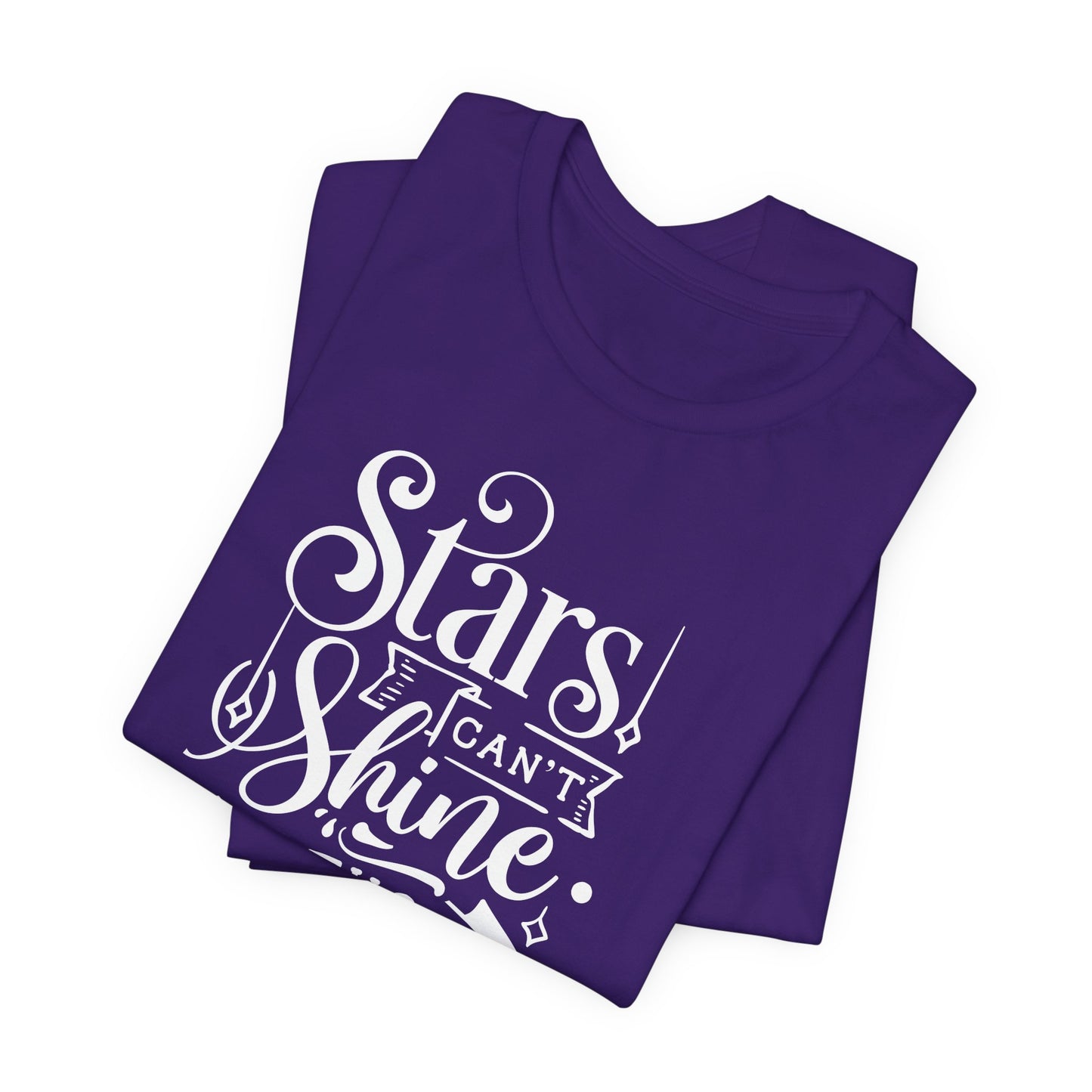Stars Can't Shine Without Darkness Unisex Jersey Short Sleeve Tee