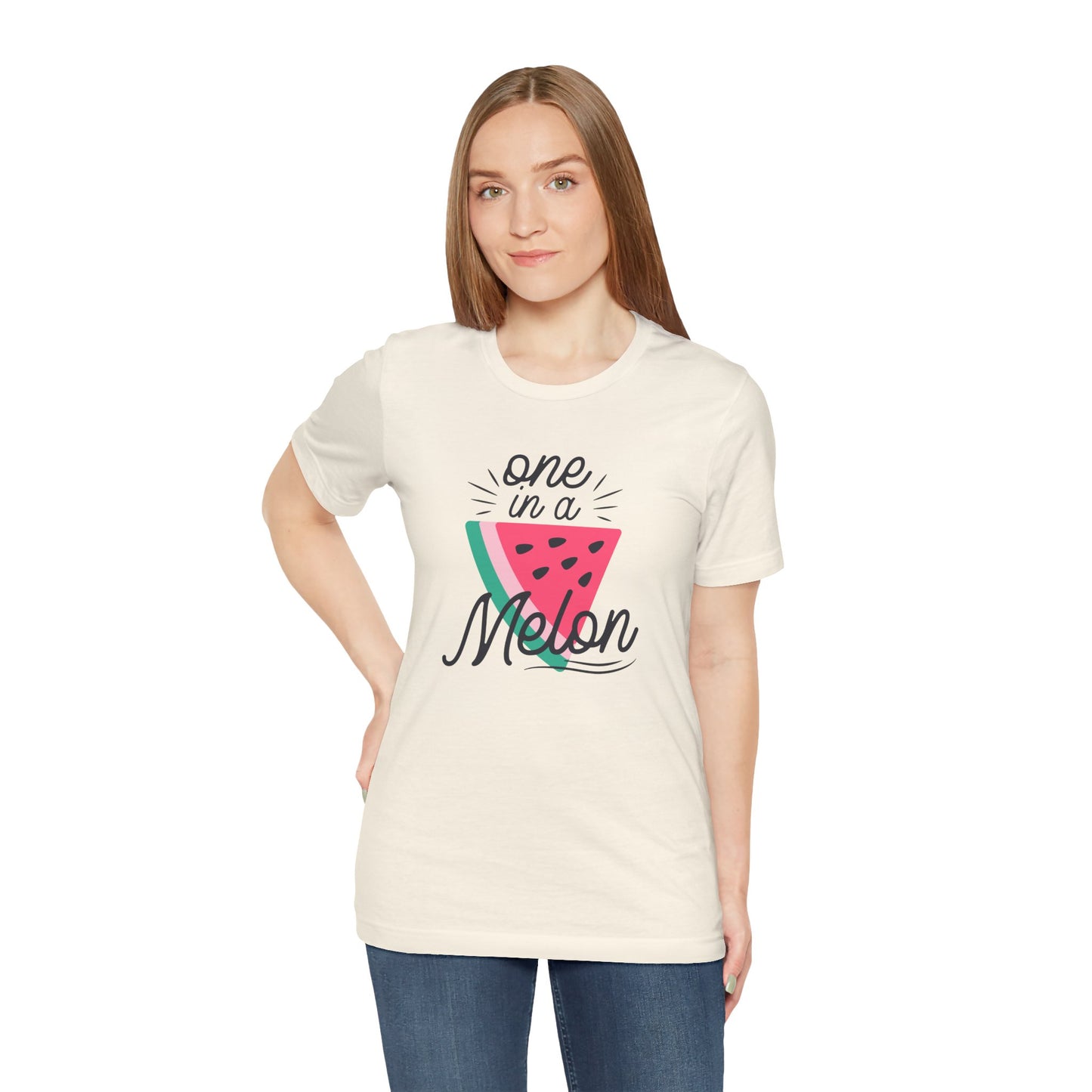 One In A Melon Unisex Jersey Short Sleeve Tee Soft Cotton
