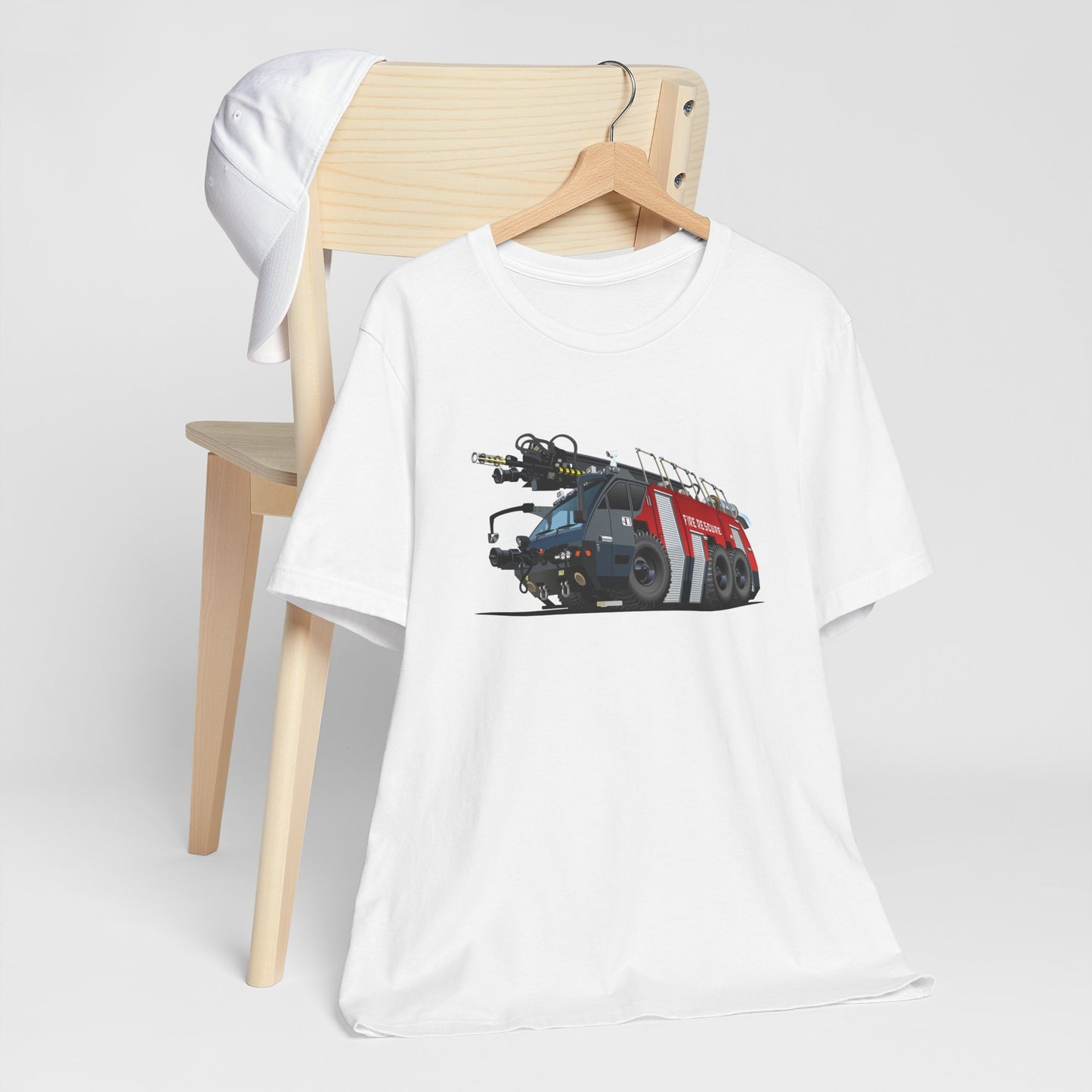 Airport Fire Rescue Tanker Men's Jersey Short Sleeve Tee