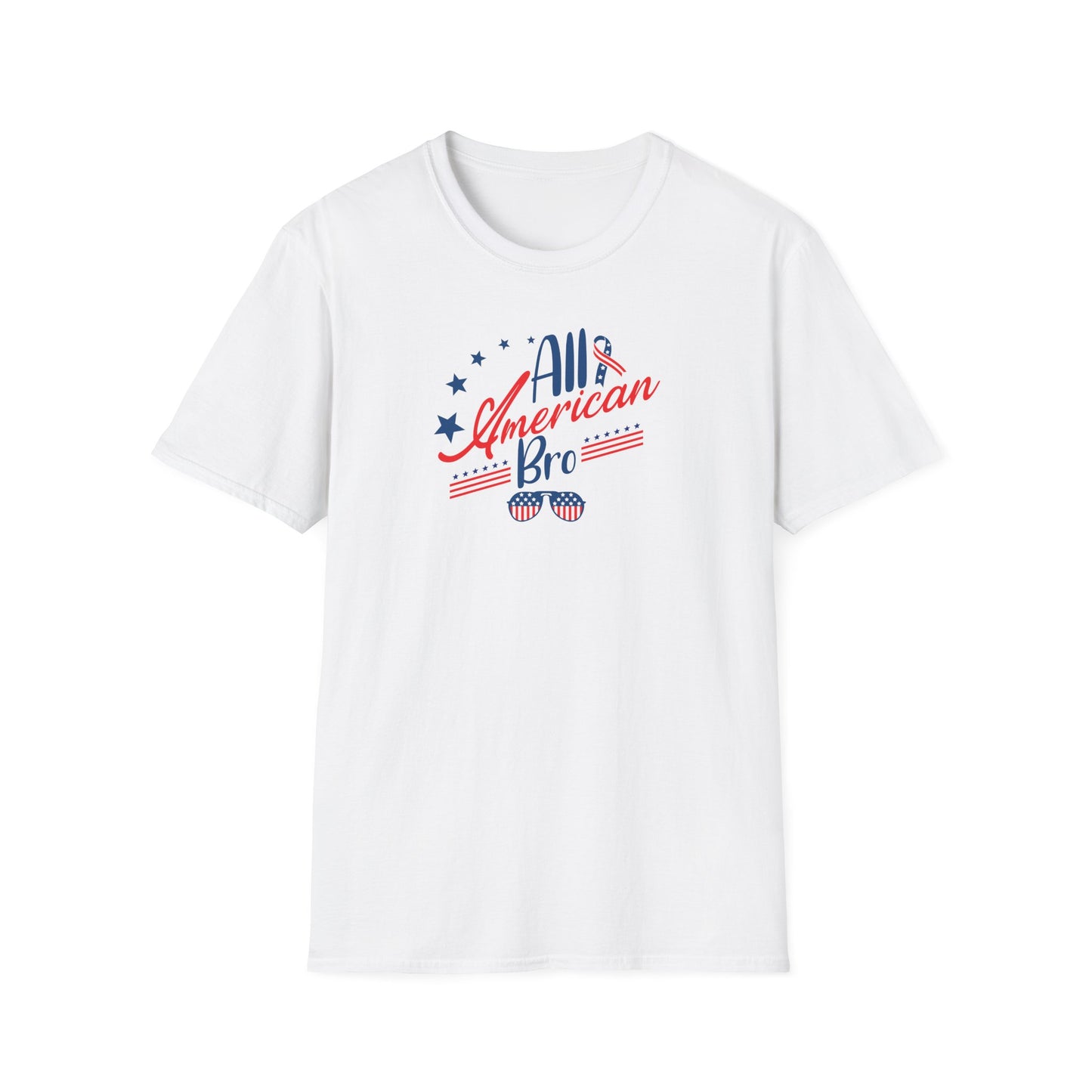All American Bro Unisex Softstyle T-Shirt