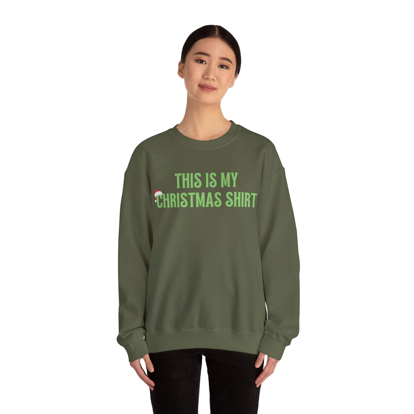 Unisex Heavy Blend Crewneck Sweatshirt This Is My Christmas Shirt πβ¨