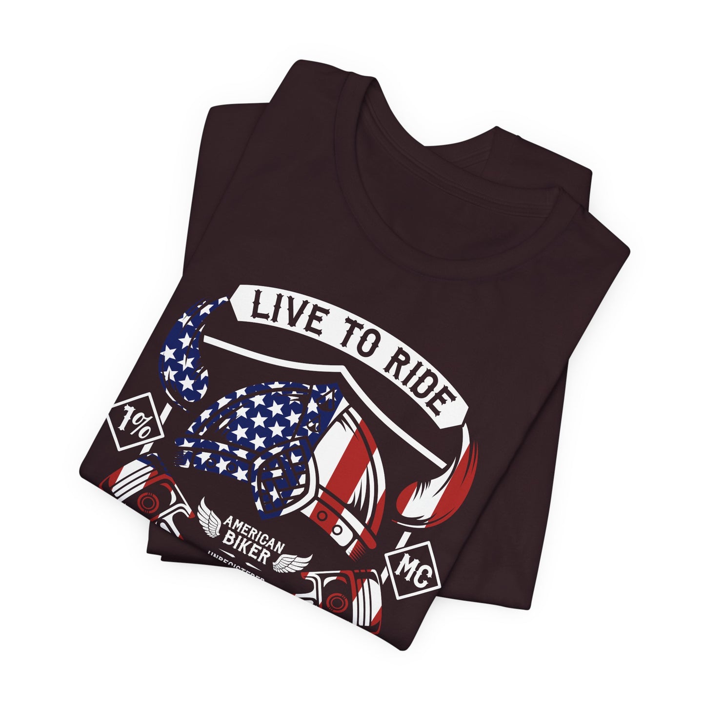 Live To Ride Ride To Live 1% MC Unisex Jersey Short Sleeve Tee