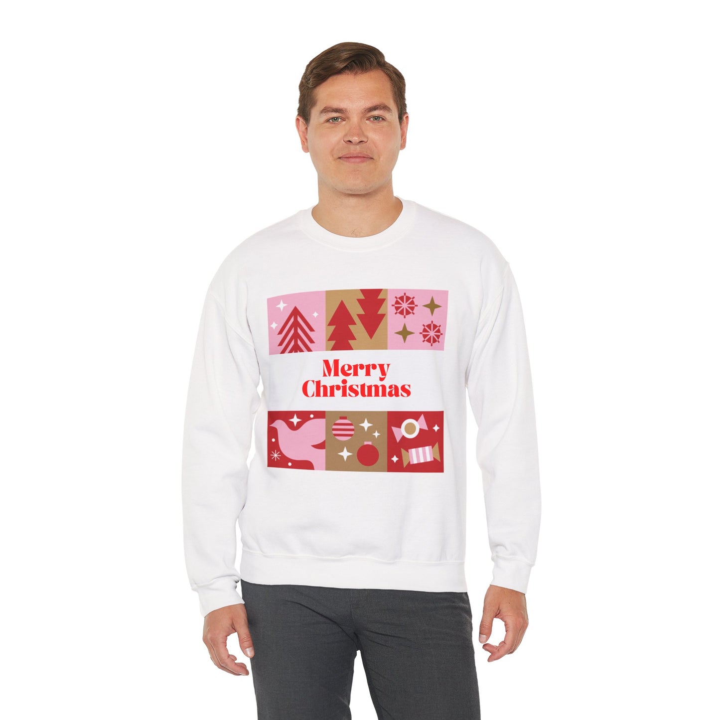 Christmas Montage ππβ¨ Unisex Heavy Blend Crewneck Sweatshirt